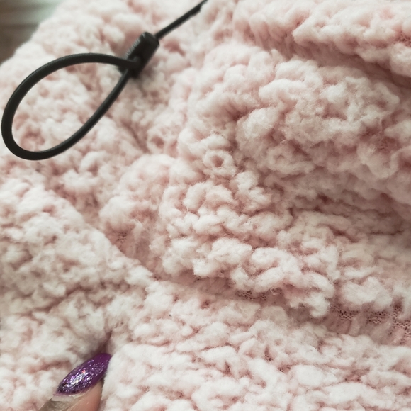 Women Victoria Secret PINK Sherpa Hoodie - Picture 4 of 6